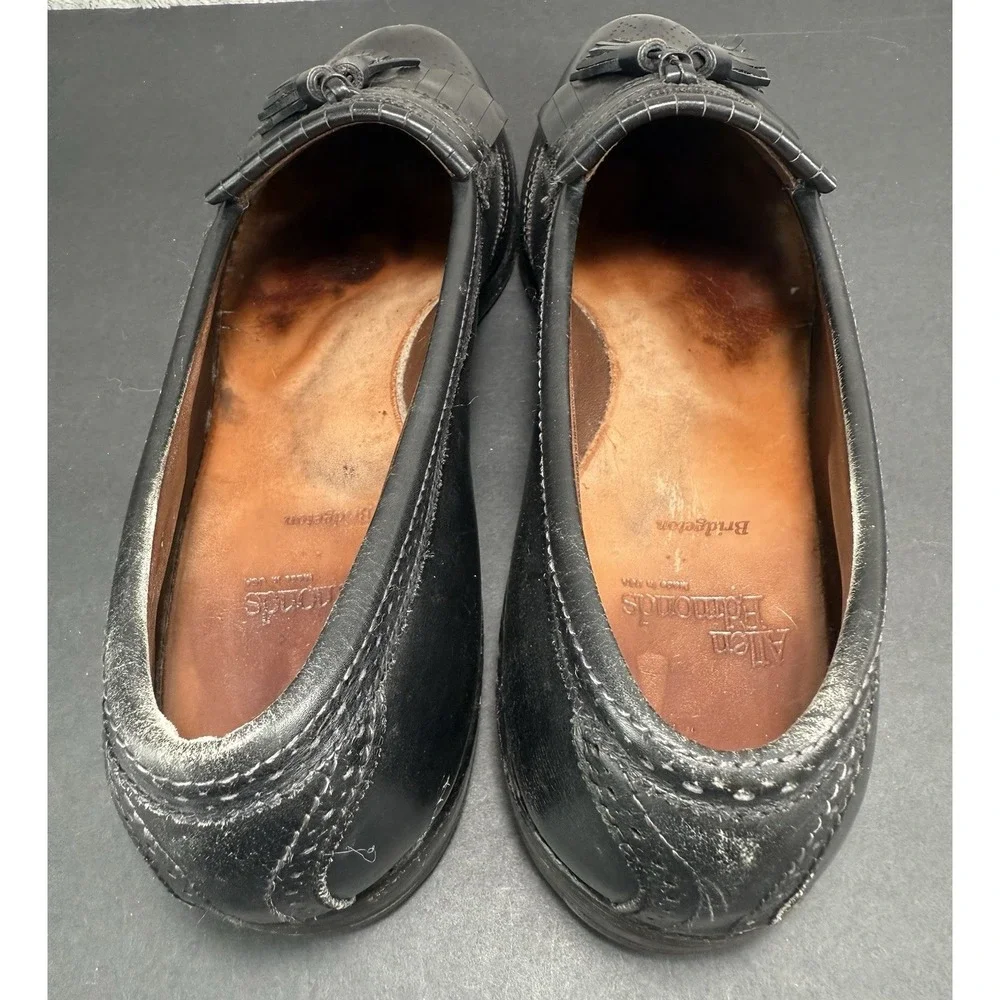 Allen Edmonds Bridgeton Tassel Loafers Men's 12‎ C Leather Black